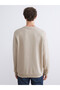 Crew Neck Men's Thick Sweatshirt - 4
