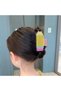 3-Piece Set of Women's Hair Clips, Girls' Hair Clips, Thick and Fine Hair Pencil Clips, Strong Claw Clips, Fun Hair Accessories, Yellow - 2
