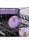 Suction cup plates, 2-pack, silicone baby and toddler plates, BPA-free, with dividers, non-slip silicone, microwave and dishwasher safe. - 5