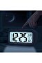 Digital Alarm Clock, LED Digital Wall Clock, Date & Temperature, 12-Hour & 24-Hour, USB 3D Alarm Clock, Bedroom & Office Dimmable Clock, Black - 4