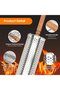 9-Piece BBQ Basket Set - BBQ Grill Cylinder - BBQ Tools - BBQ Accessories - Also For meat & fish - SS - for outdoor picnics, campfires, & camping - 7