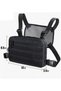 Chest Bag - Hip Hop Streetwear - Functional Waist Bag, Chest Pouch - Mens Multifunctional Storage Bag - for Fishing, Sports, Camping, Cycling -... - 4