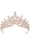 Women's Gold Crown Crystal Princess Crown Rhinestone Queen Headband Wedding Bridal Hair Accessory Birthday Party Beauty Pageant Party Adult