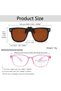 Children Sunglasses Clip-on Polarized Suitable for Prescription Glasses Jacket Sunglasses for Kids Girls Boys Brown - 2