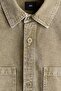Washed-look twill overshirt - 6