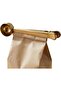 Gold 17x3.5 cm 2-in-1 Coffee Measuring Spoon and Bag Clip - 8