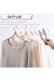 12 foldable clothes hangers - Space-saving and non-slip - Portable multifunctional - Home, hotel, travel, camping - 2