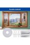 Curtain spiral wire, tension spring, 10 meters, spiral wire set, includes fasteners/accessories, curtain wire rope, with screw holes and hooks - 3