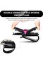 Two car sun visor eyeglass holders, sunglasses with clips, car eyeglass frames, sunglasses holders, 180° rotating eyeglass clips (pink) - 3