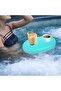 Inflatable Tropical Theme Drink Cup Holder Float Ring for Beach & Pool Parties - 5