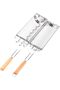Outdoor BBQ Basket, Stainless Steel BBQ Mesh Tube - Large Size - 3