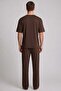 Egyptian Men's Modal Blend Pajama Set Brown - 2