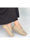 Wens Beige Genuine Leather Sports Shoes - 4