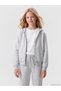 Lcw Kids Gray Hooded Girls' Tracksuit Set - 2