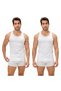 Men's Cotton Tank Tops, 95% Premium Egyptian Cotton Sleeveless Undershirts & Vests- Pack of 2