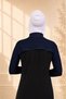 Turtleneck Neck Collar Sleeveless Top - Lycra Women's Body Hijab Crop Bolero - 5