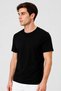 Men Slim Fit Short Sleeve Training T-Shirt, Black - 2