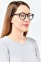 Women VJC049 Round Eyeglasses, Black - 2