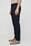 Men Slim Fit Plain Chino Pants, Midnight Navy - 4