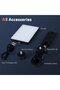 3-in-1 Selfie Light - Clip-on design for all screens - USB rechargeable for TikTok and makeup - Video conferencing light - White - 1 unit - 5