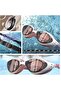 Optical swimming goggles with vision correction function, black and pink, anti-fog, UV protection, perfect fit, black (diopter: 3.0). - 3