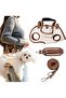 Beige Size S Crossbody Breathable Small Dog Pet Carrier Bag