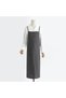 Japanese-style apron, adjustable, made of soft cotton and linen, with two pockets, suitable for florists, baristas, chefs, etc., in black. - 3