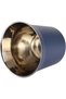 Coffee Cup Espresso Mugs Stainless Steel Double Thermally Insulated Capsule Dark Blue - 5