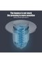 2 Universal Pop-Up Washbasin Valves, Drain Fittings, Drain Plugs, Suitable for 34-40mm, Cover Fittings, Washbasin Fittings, Drainers - 4