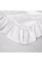 100% cotton ruffled pillowcase, white pillowcase - 5