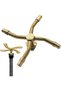 Lawn Sprinkler Head - Adjustable Irrigation - Garden Watering - 360 Degree Rotation - 12 x 9 x 6 cm - Copper - 2