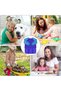 Children's art smock, waterproof Long - sleeve art apron, for children aged 3 - 5, toddler smock for painting artists, for art supplies - blue - 3