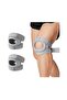 2-Pack Adjustable Patellar Knee Brace Straps (grey), orthopedic knee pads for arthritis & running.