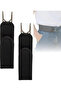 Two-piece unbuckled belt set, with metal hook, elastic waistband, suitable for men, jeans, work, and casual occasions.