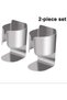 Two electric toothbrush holders, made of stainless steel, wall-mounted, suitable for bathrooms, kitchens, and other locations. - 3