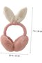 Plush Winter Ear Warmers with Cartoon Design Thick Warm Earplugs for Women & Girls Lightweight Comfortable for Outdoor Hiking and Skiing - 2