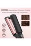 2-Cylinder Electric Ceramic Spiral Curling Iron (110-230°C), fast heating hair curler & waver. - 6