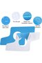 10 pre-cut kinesiology tapes for the knee joint, waterproof knee pads, elastic cotton sports tapes, for joint support, rose red. - 2