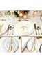 Gold pearl-embellished napkin rings, 12-pack. Elegant napkin rings suitable for weddings, parties, formal and casual table decorations. - 3