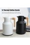 Insulated Coffee Flask 1000ML Large Insulated Flask 1L Insulated Cup Beverage Dispenser Water Bottle Household Black - 3