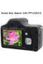 Digital SLR Camera, HD 18x Zoom Long Focal Length Portable Video Camera with 3.0 Inch LCD Screen, Standard + Wide Angle Lens for Travel - 5