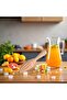 2-Piece Beech Wood Manual Citrus Juicer - Lemon & Orange Hand Press Tool - 16 * 3.50 * 3.50 cm - Natural - 4