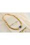 Ykl142 Nazar Eye Ceramic Bead Hematite Necklace - 2