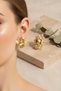 Stylish and Elegant Yellow Floral Motif Bijoux Earrings - Ideal for Everyday and Special Occasions - 5