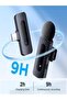 Wireless Microphone for Android SmartPhone Laptop - Omnidirectional USB C Video Recording Mic for Interview Podcast Vlog YouTube Live Stream - 3