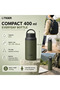 MCZ-S040GZ 400ml Stainless Steel Vacuum Insulated Water Bottle, Leak-Proof Hot & Cold Thermos Flask with Handle, Moss Forest - 6