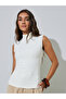 Pack of 2 - High Neck Sleeveless Fitted Ribbed Knit Top - 8