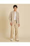 Senior Boys Beige 5 Pocket Baggy Jeans - 5