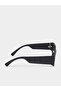 Black Triangle Frame Sunglasses - 4