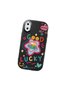 iPhone XS Max Compatible Case Camera Protector Black Silicone Couple Phone Case Heart Pattern - 3